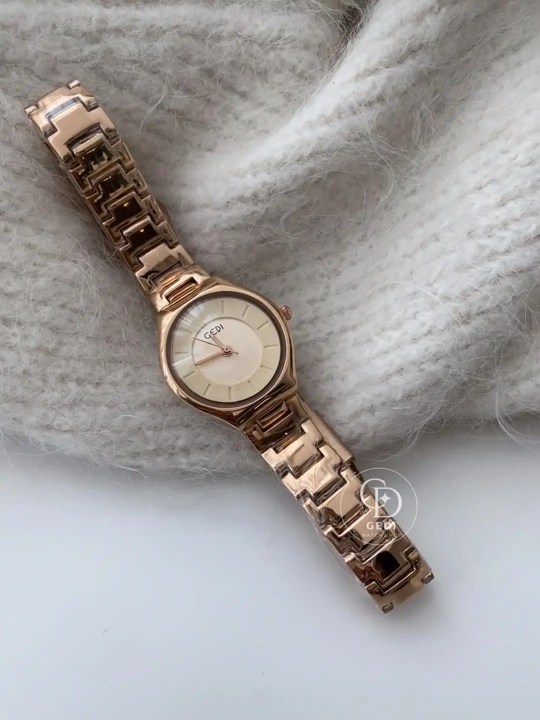 Rose Gold Watches for Women Stainless Steel Watch Bracelet