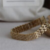 Chic Style Gold/Silver Round Bracelet Ladies Watch
