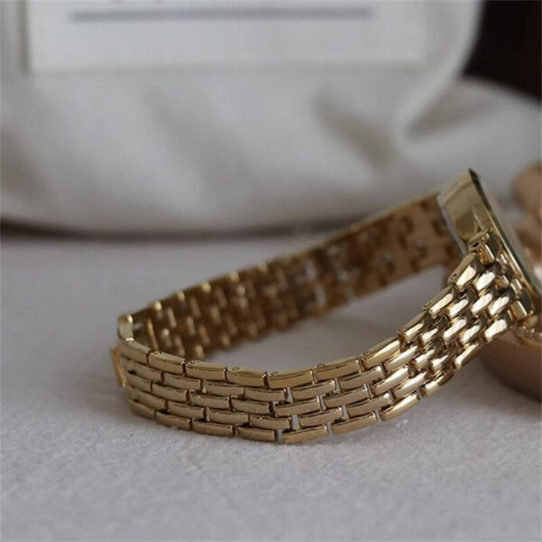Chic Style Gold/Silver Round Bracelet Ladies Watch