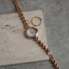 Vintage Style Gold/Silver Round Bracelet Watch