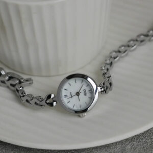 Vintage Style Gold/Silver Round Bracelet Watch