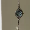 Silver Watch for Petite Wrist Vintage Roman Numeral Women's Watch