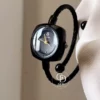 Dainty Sleek Black Bangle Watch For Women