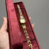 Vintage Emerald Velvet Watch Gift Box