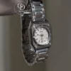 Chic Square White/Pink Dial Watch for Women