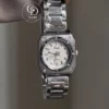 Chic Square White/Pink Dial Watch for Women