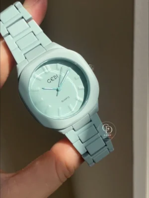 Statement Mint Green Ladies Watch Big Face Watch for Women